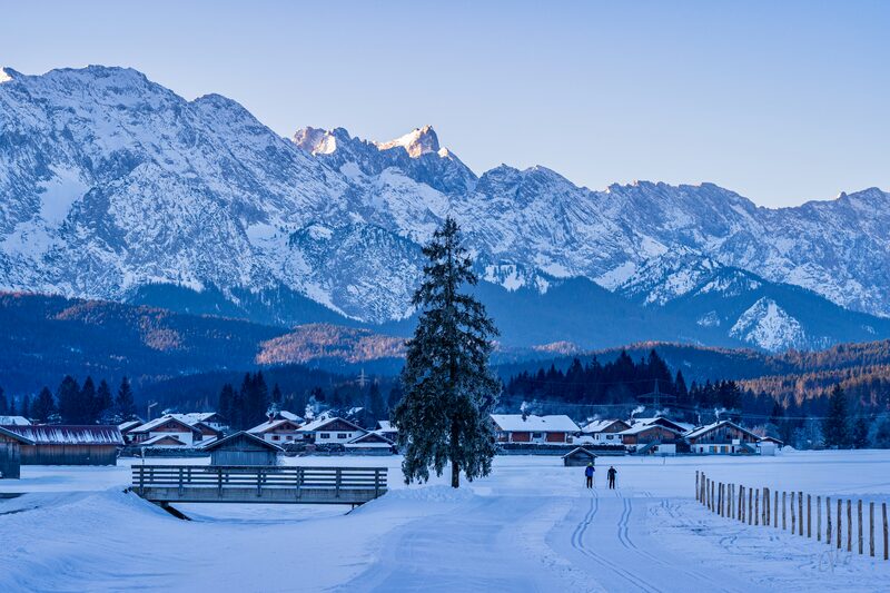 Buckelwiesen und Karwendel