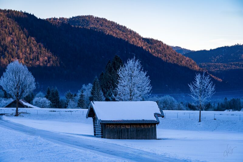 Buckelwiesen und Karwendel